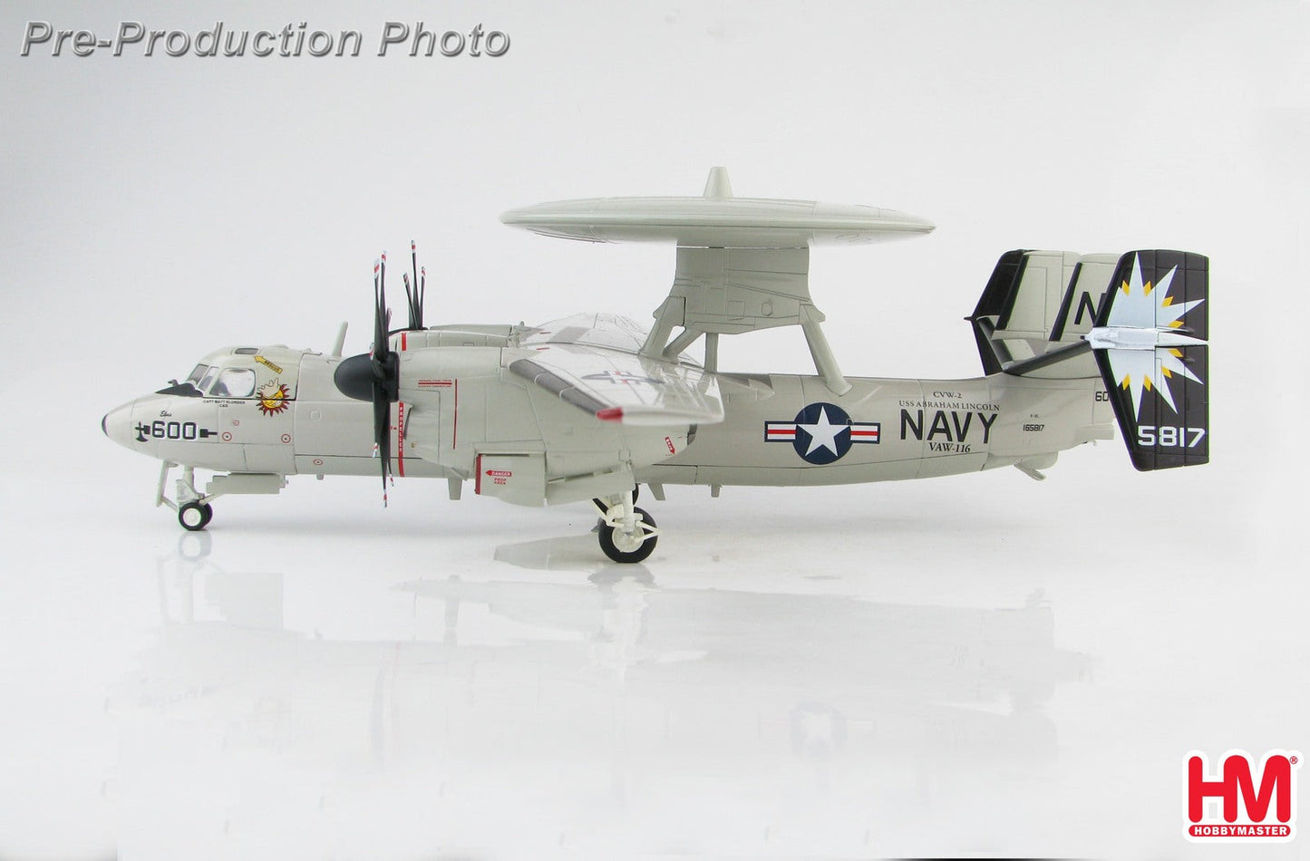 1/72 Northrop Grumman E-C Hawkeye 165817  - Elvis -  VAW-116  - Sun Kings -  May 2007