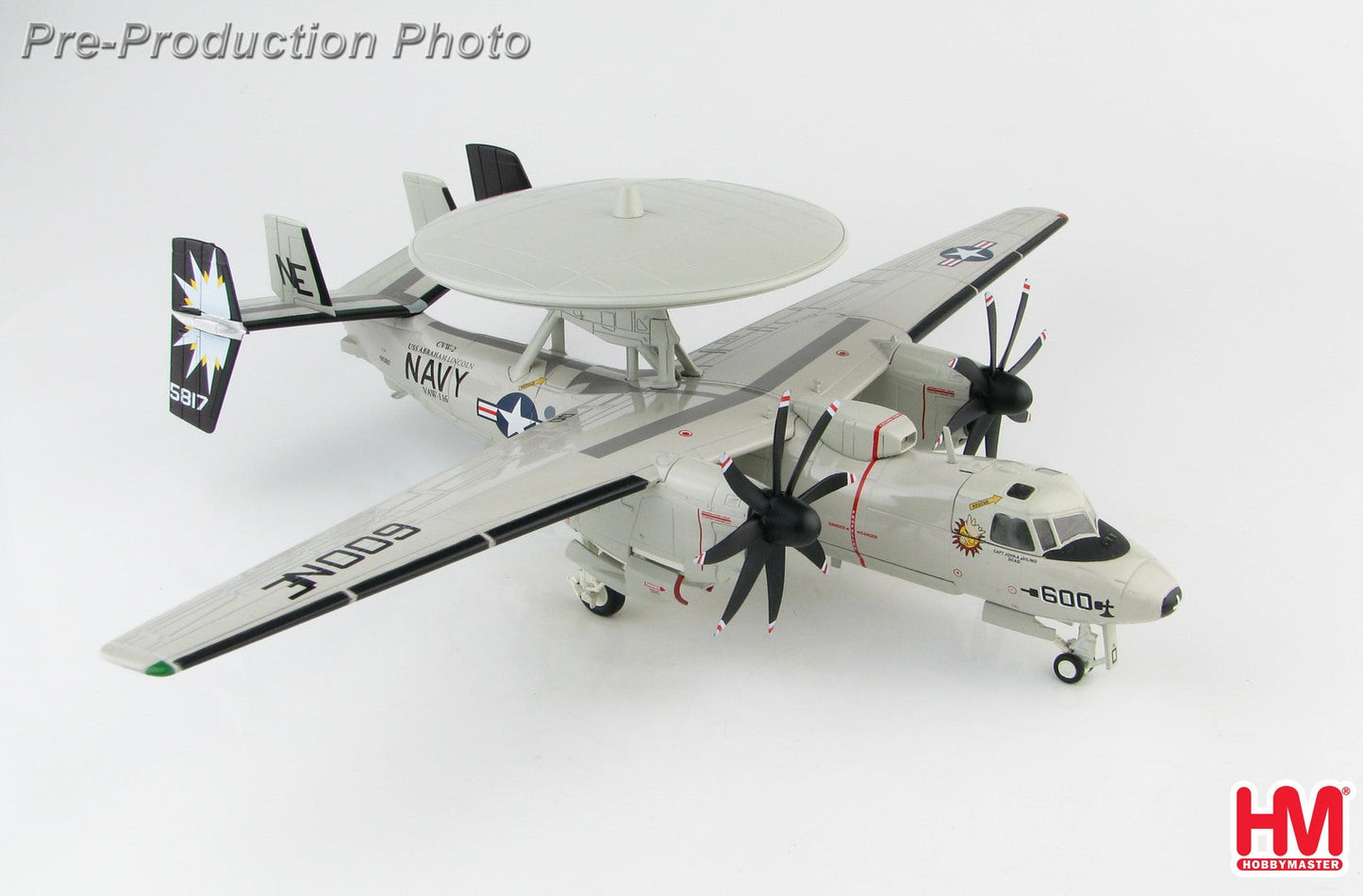 1/72 Northrop Grumman E-C Hawkeye 165817  - Elvis -  VAW-116  - Sun Kings -  May 2007