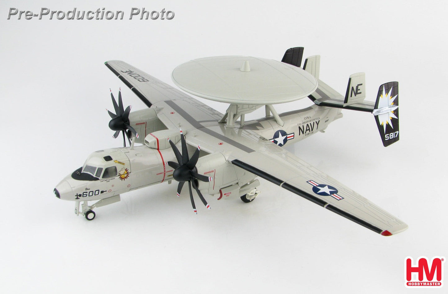 1/72 Northrop Grumman E-C Hawkeye 165817  - Elvis -  VAW-116  - Sun Kings -  May 2007