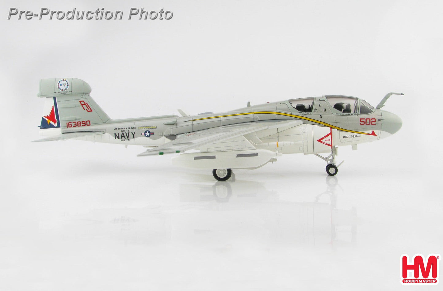 1/72 Northrop Grumman EA-6B Prowler 163890/AJ502 VAQ-134 June 2015 US Navy Farewell Scheme