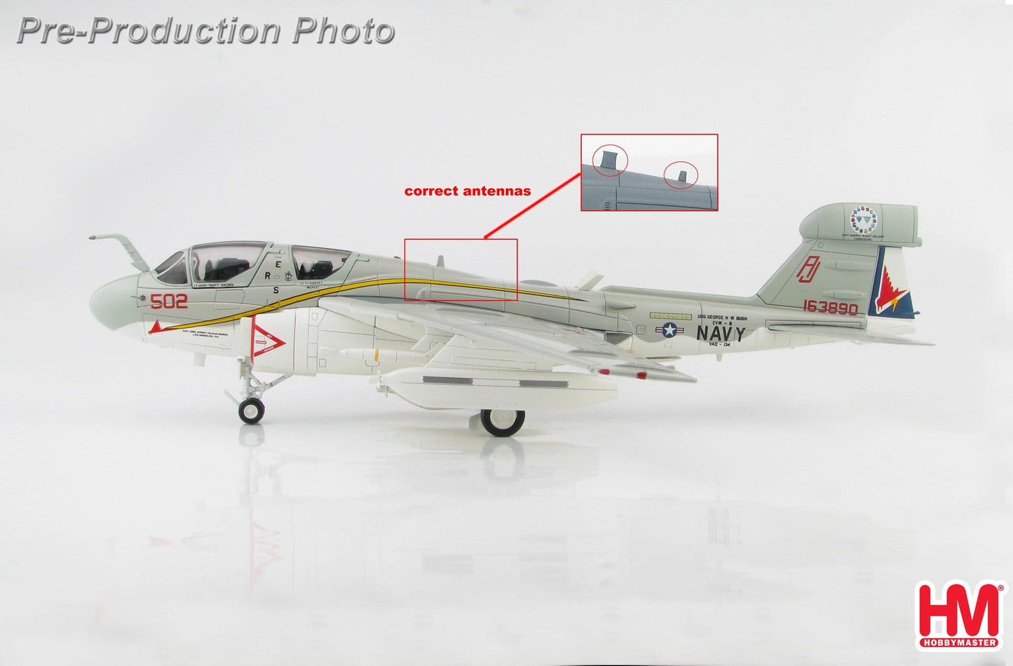 1/72 Northrop Grumman EA-6B Prowler 163890/AJ502 VAQ-134 June 2015 US Navy Farewell Scheme