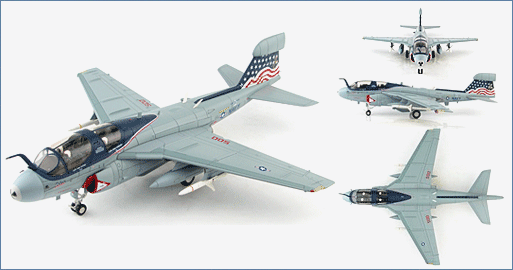 1/72 Grumman EA-6B Prowler  - Patriots -  163521 VAQ-140 USS Dwight D. Eisenhower CVW7 2012  - Op