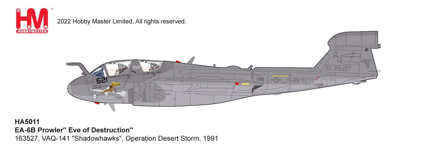 1/72 EA-6B Prowler Eve of Destruction 163527 VAQ-141 Shadowhawks Operation Desert Storm 1991