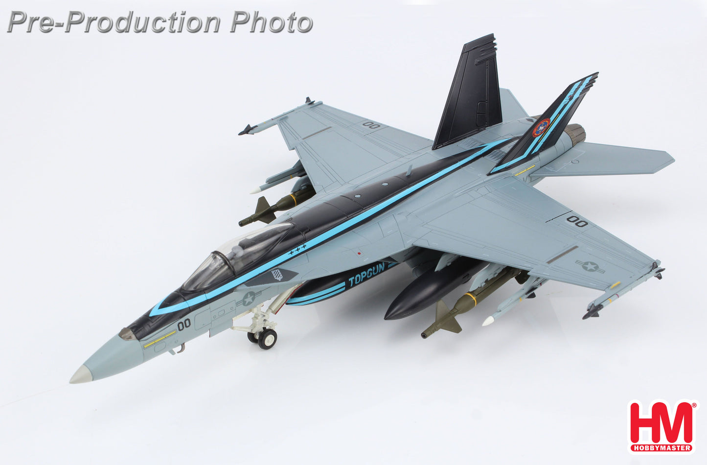 1/72 F/A-18E Super Hornet "Top Gun" 165536 US Navy. Nas Fallon 2020 (with Extra 2 X GBU-24)