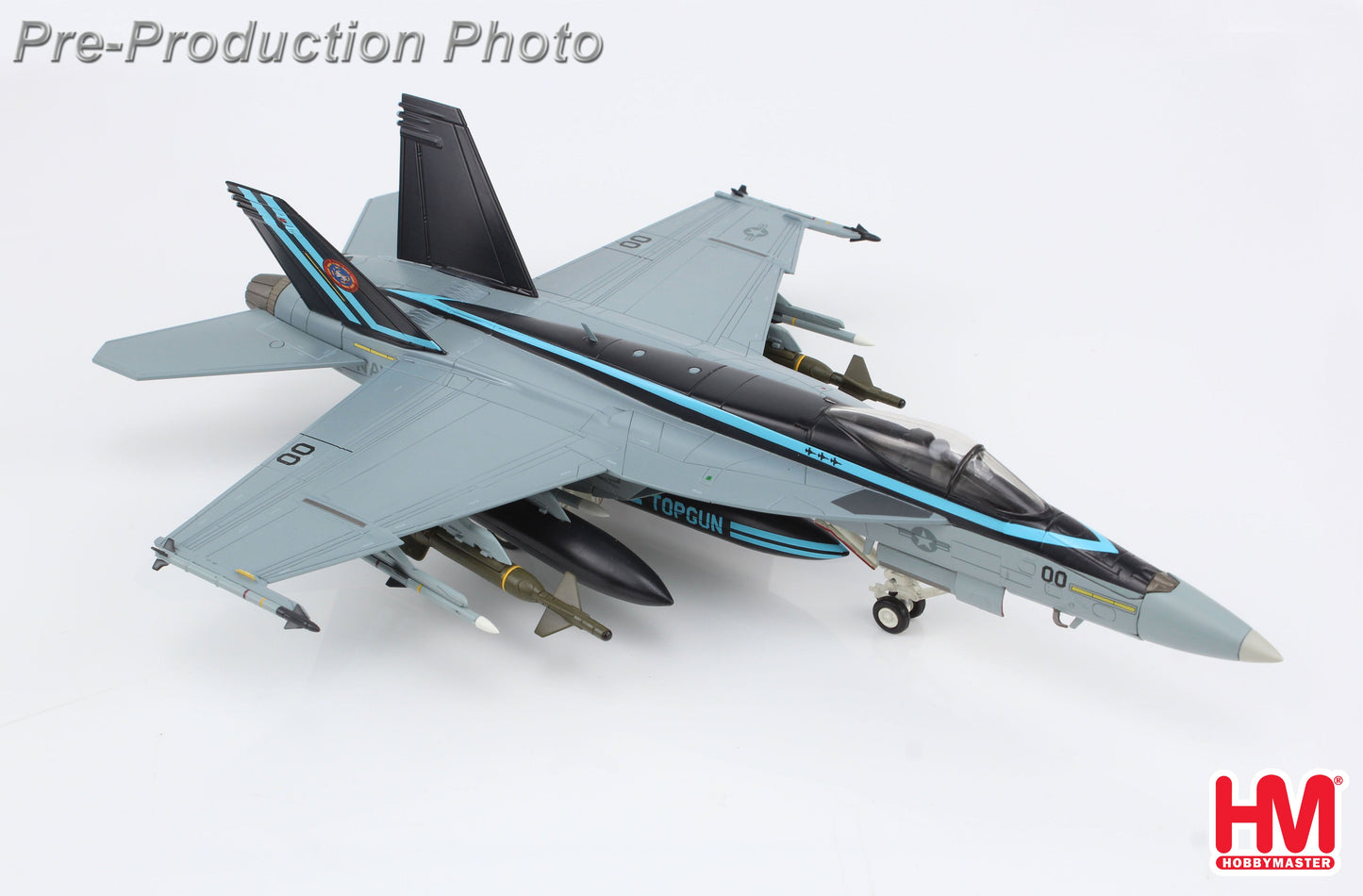 1/72 F/A-18E Super Hornet "Top Gun" 165536 US Navy. Nas Fallon 2020 (with Extra 2 X GBU-24)