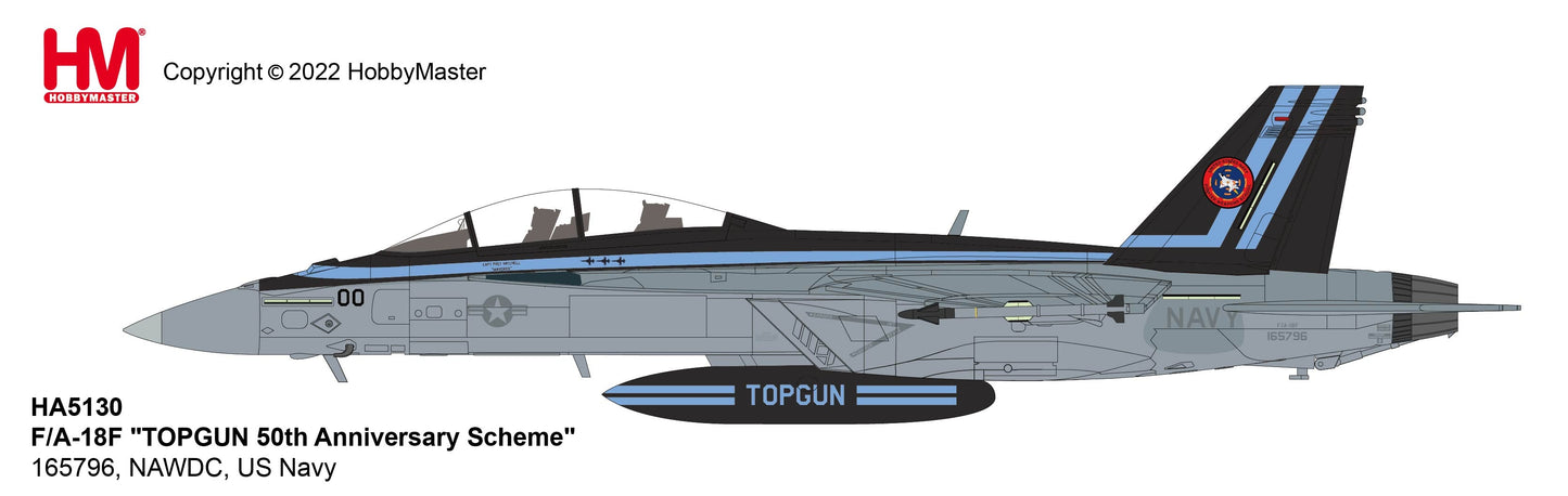 1/72 F/A-18F TOPGUN 50th Anniversary Scheme 165796 NAWDC US Navy