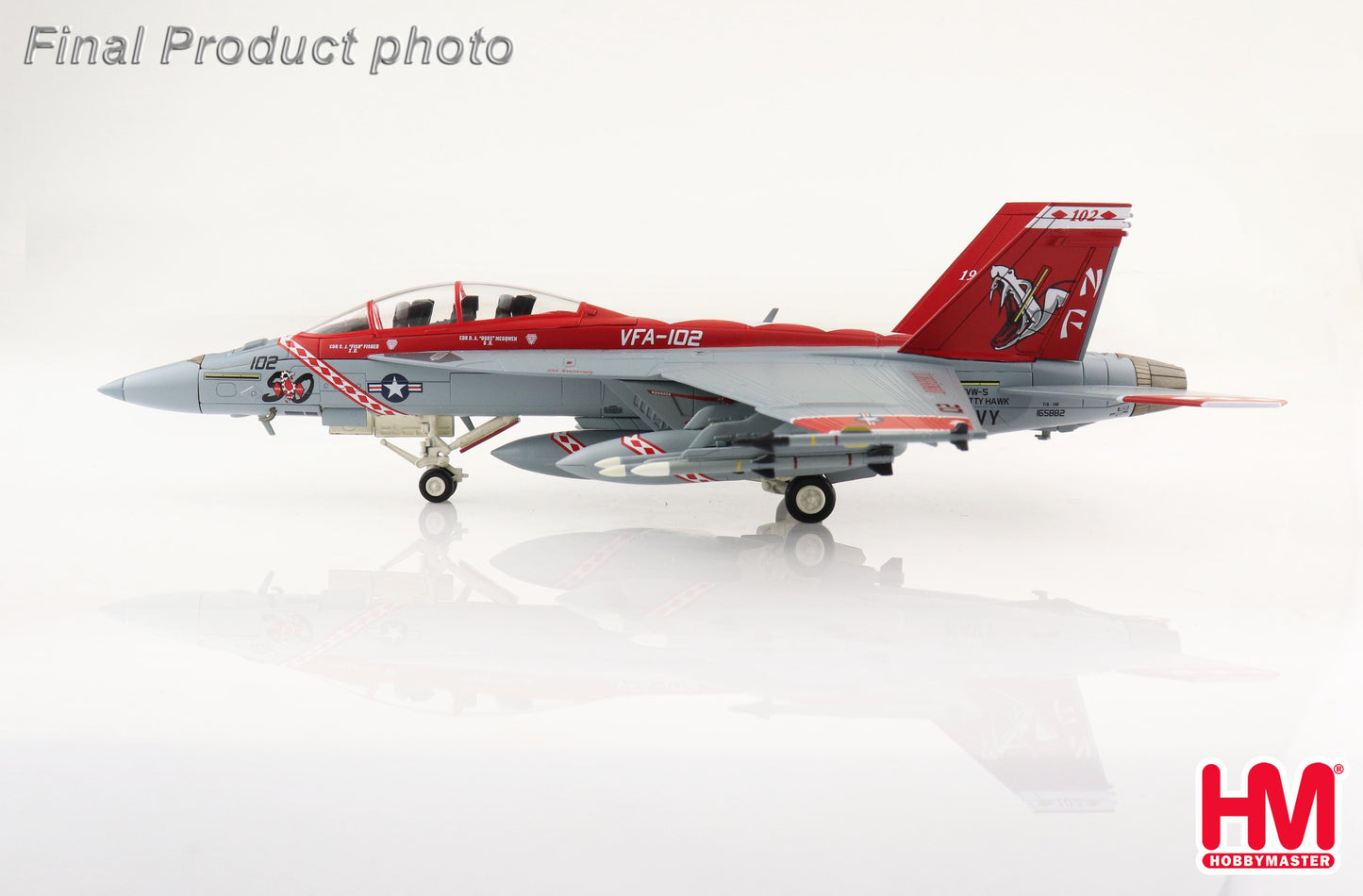 1/72 F/A-18F Super Hornet VF-102 US Navy Atsugi Air Base 2005