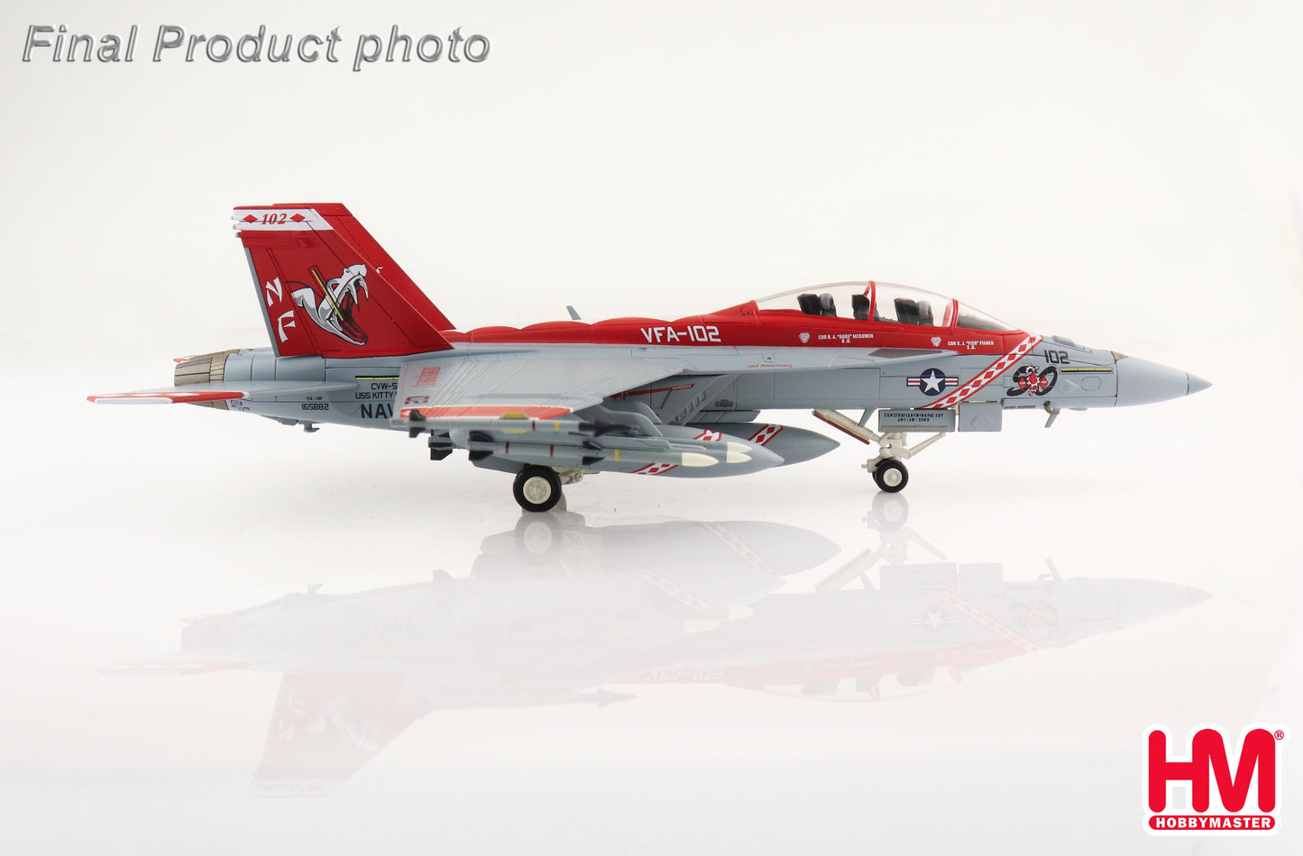 1/72 F/A-18F Super Hornet VF-102 US Navy Atsugi Air Base 2005