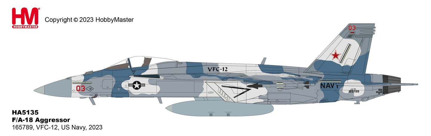 1/72 F/A-18 Aggressor "Cloud Scheme" 165789 VFC-12 US Navy 2023