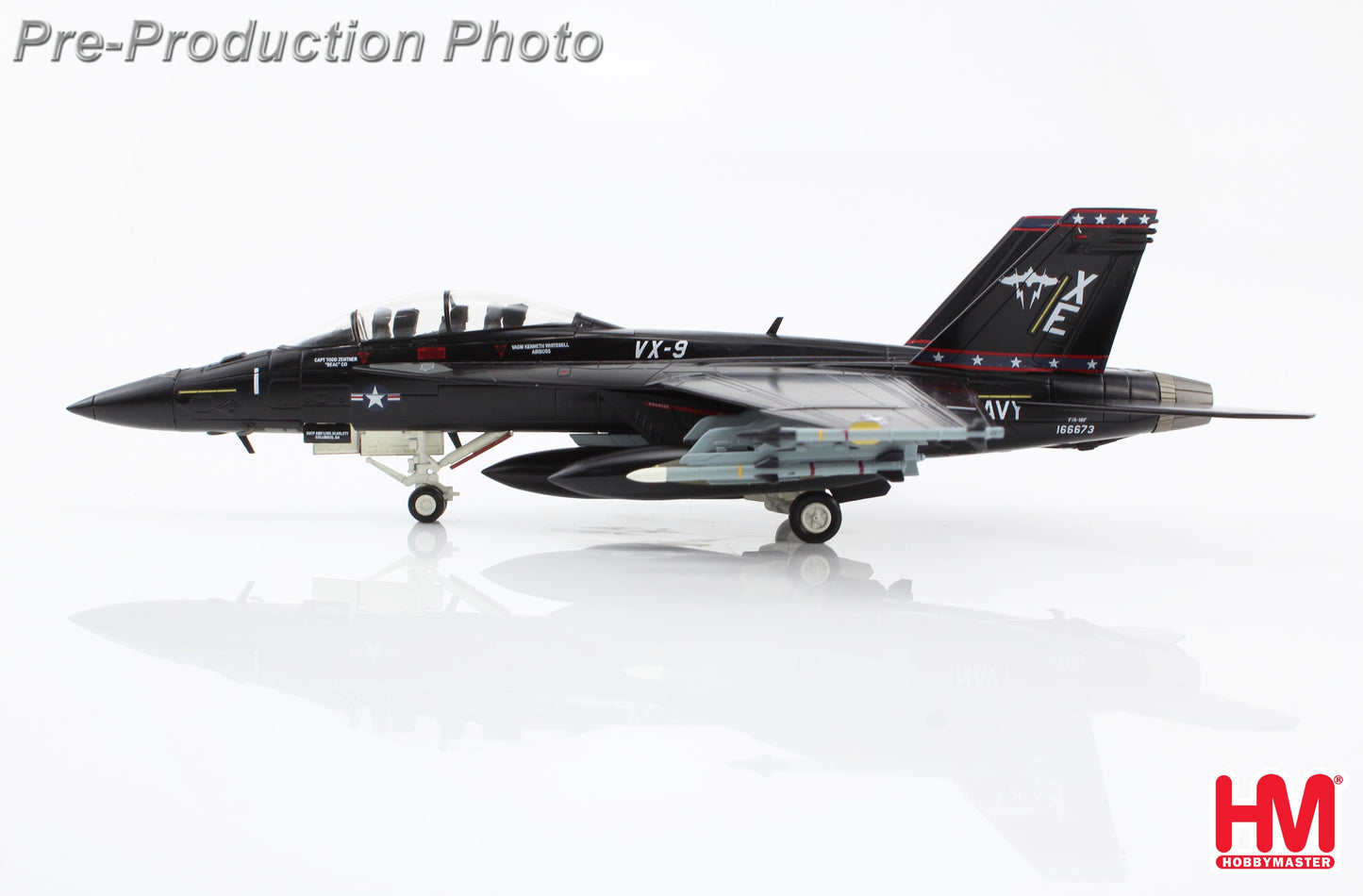 1/72 F/A-18F 'Vandy I' 166673 VX-9 US Navy March 2023 (with Full Weapon Load)