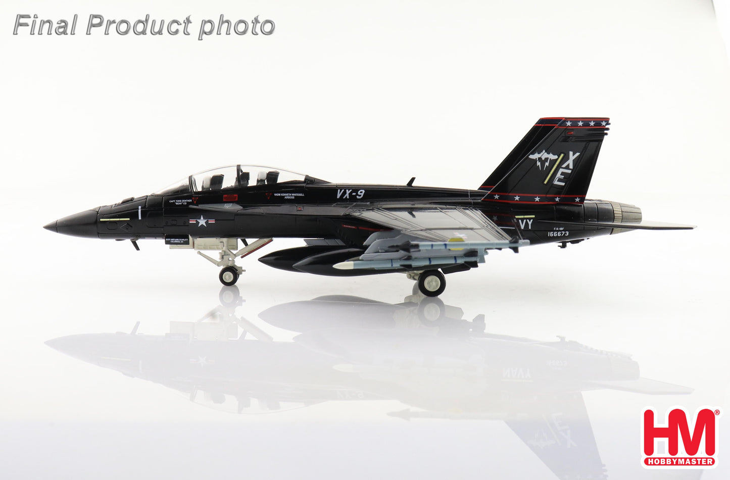 1/72 F/A-18F 'Vandy I' 166673 VX-9 US Navy March 2023 (with Full Weapon Load)