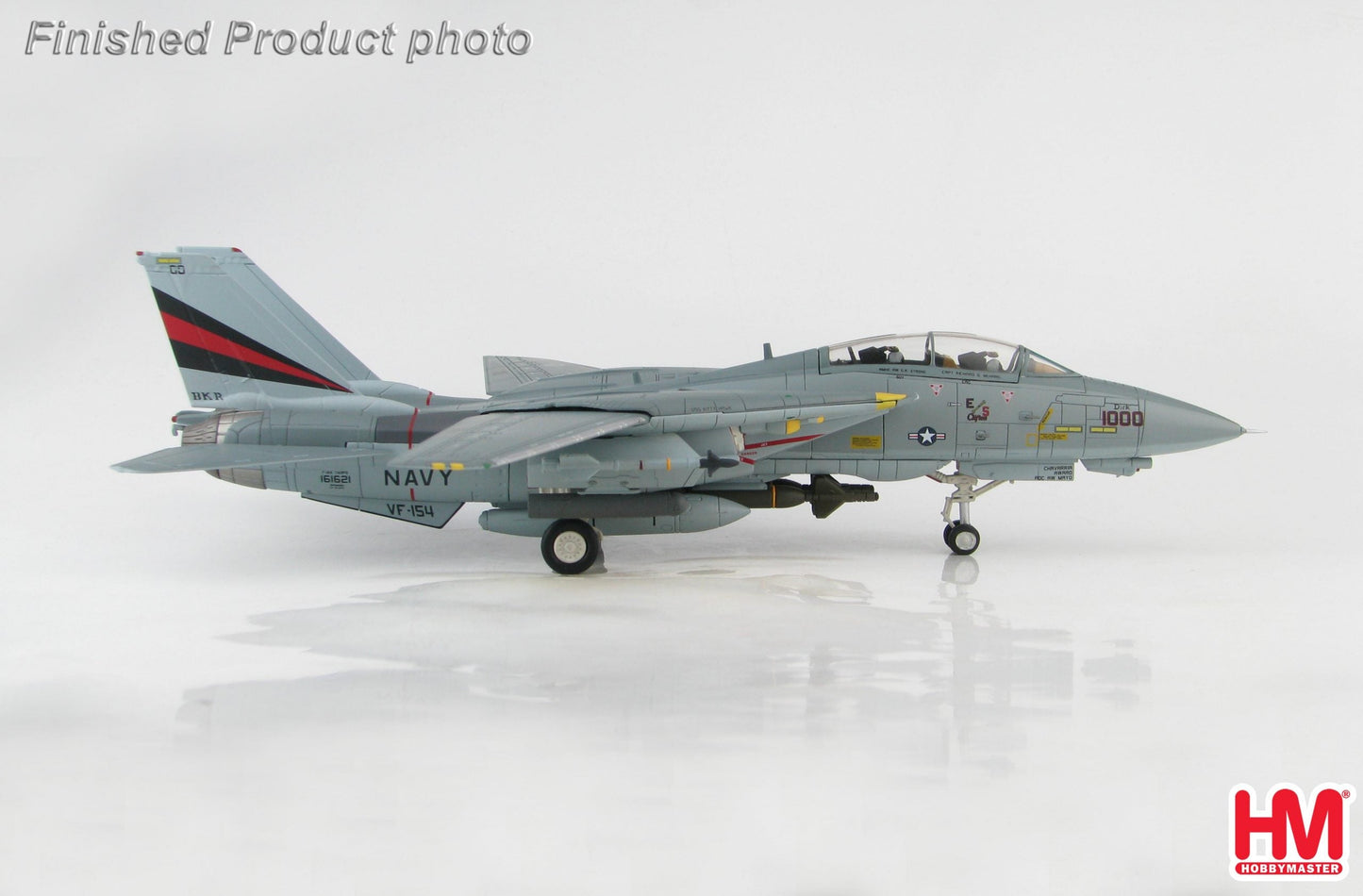 1/72 Grumman F-14A Tomcat 161621 VF-154 USS Ktty Hawk 1999   - 1000 landing -