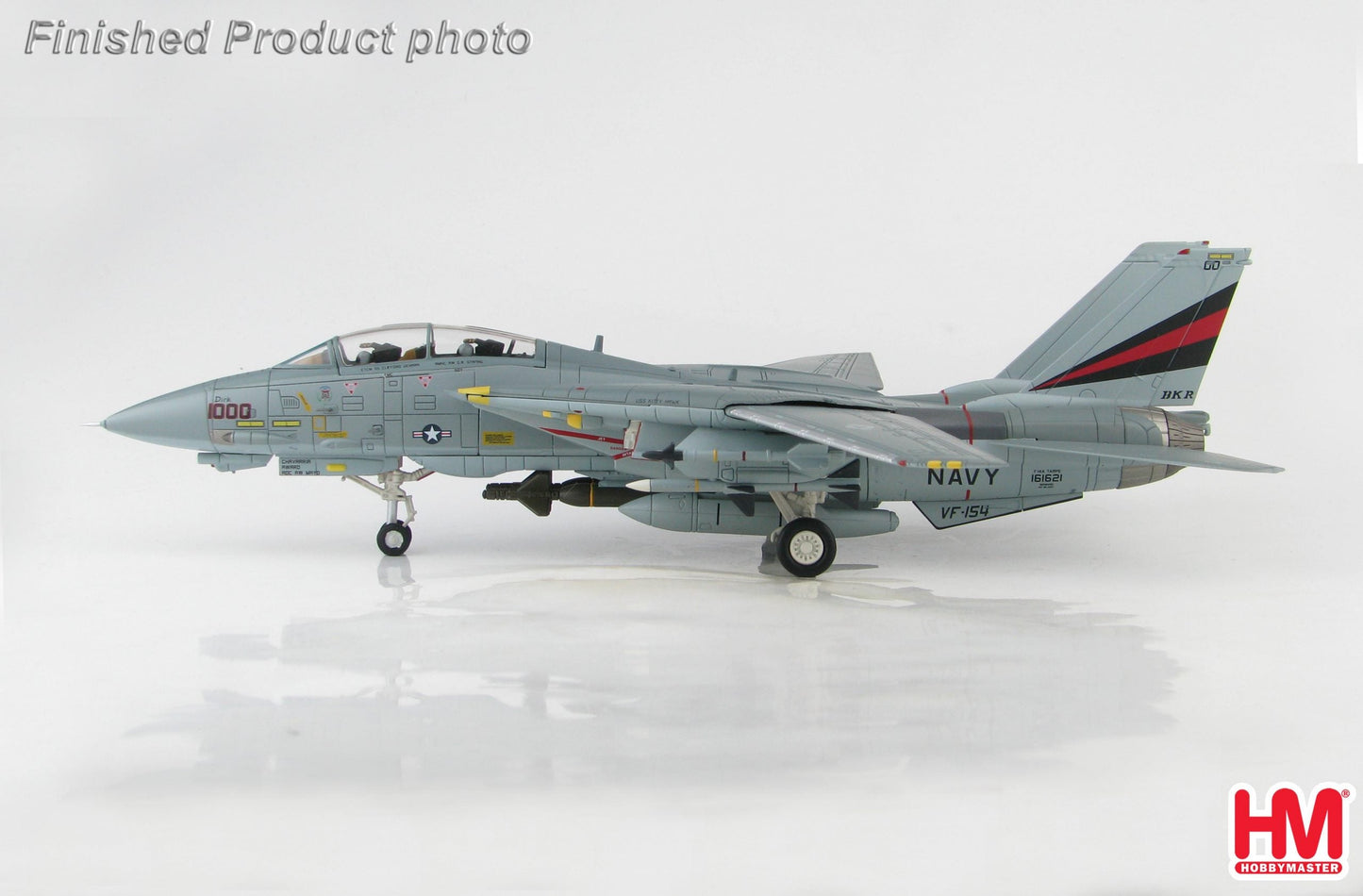 1/72 Grumman F-14A Tomcat 161621 VF-154 USS Ktty Hawk 1999   - 1000 landing -