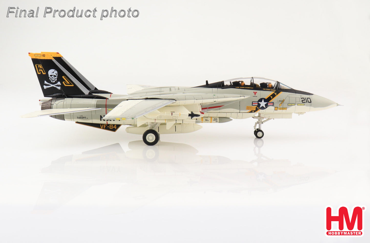 1/72 Grumman F-14A Tomcat 160391/AJ210 VF-84  - Jolly Rogers -  USS Nimitz July 1978