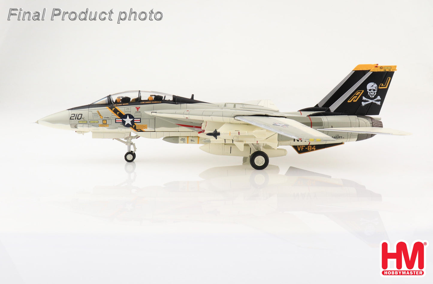 1/72 Grumman F-14A Tomcat 160391/AJ210 VF-84  - Jolly Rogers -  USS Nimitz July 1978