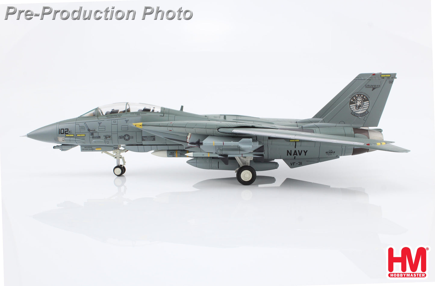 1/72 Grumman F-14D "Tomcat Sunset" Buno 163904 VF-31 Sept 2006