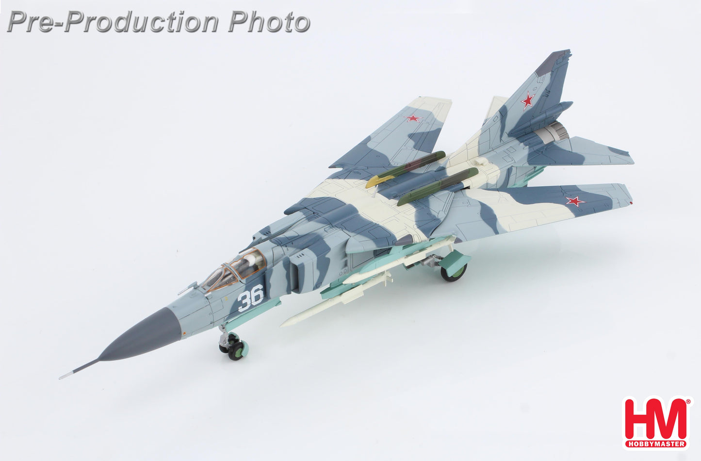 1/72 MIG-23-98 White 36 Russian Air Force (with 4 X R-77 Missiles)