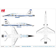 1/72 T-38A Talon 65-10363 Air Force Plant 42 Palmdale California 1984