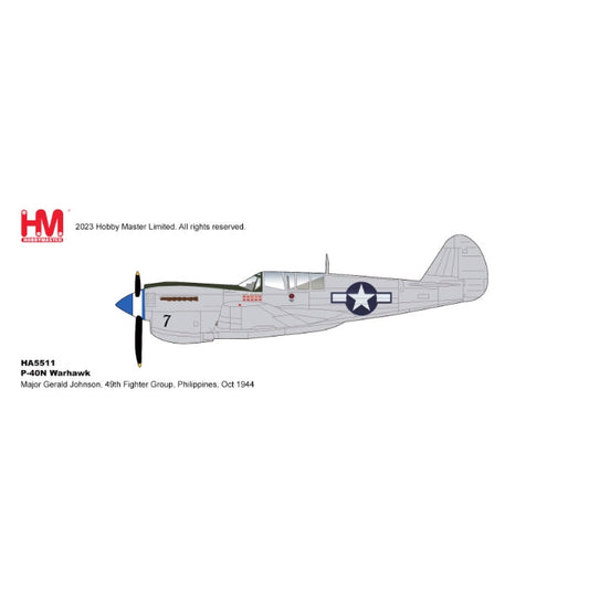 1/72 P-40N Warhawk Major Gerald Johnson 49th Fighter Group Philippines Oct 1944