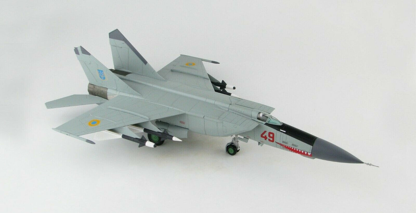 1/72 MIG-25PD  - Foxbat -  Red 49 146th Fighter Aviation Regiment Ukranian Air Force Vasilkov 1995