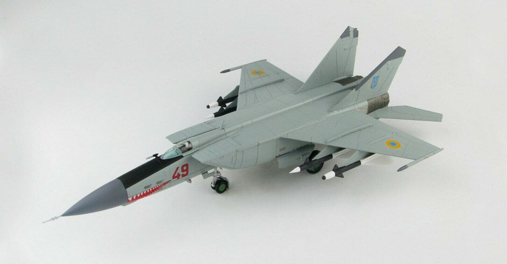 1/72 MIG-25PD  - Foxbat -  Red 49 146th Fighter Aviation Regiment Ukranian Air Force Vasilkov 1995