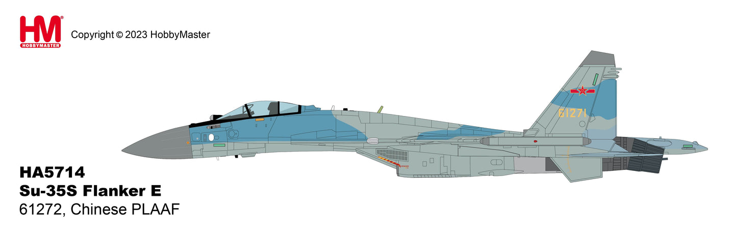 1/72 Su-35S Flanker E 61272 Chinese PLAAF South China Sea Patrol 2018