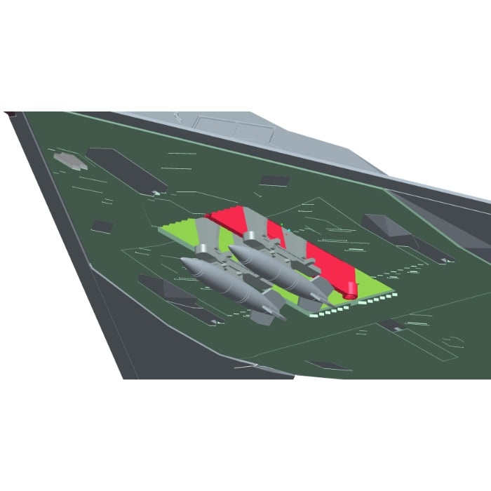 1/72 F-117A Nighthawk 88-0841 USAF 2021 (with 2x B57 2 x B61 bomb 2 x GBU-31 2 x GBU-24)