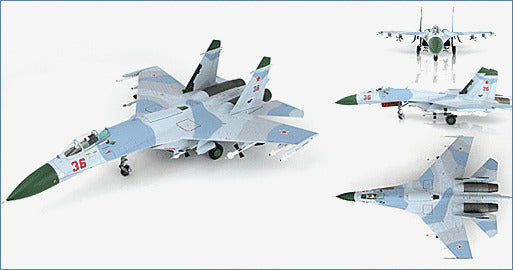 1/72 Su-27 B Red 36 Russian A/F Barents