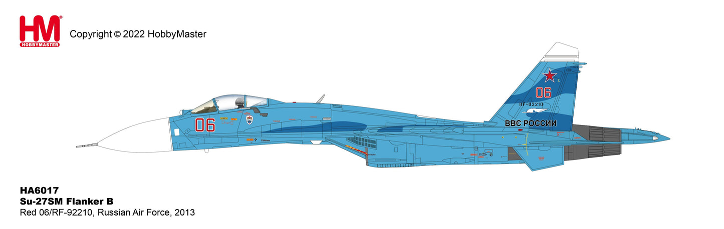 1/72 SU-27SM Flanker B Red 06/RF-92210 Russian Air Force 2013