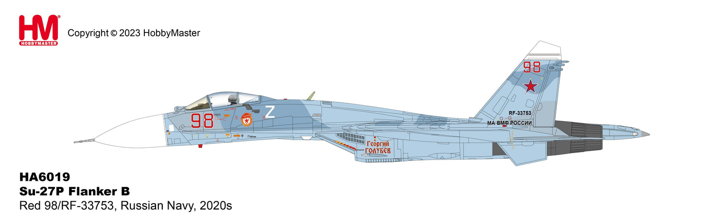 1/72 Su-27P Flanker B Red 98/RF-33753 Russian Navy 2020s