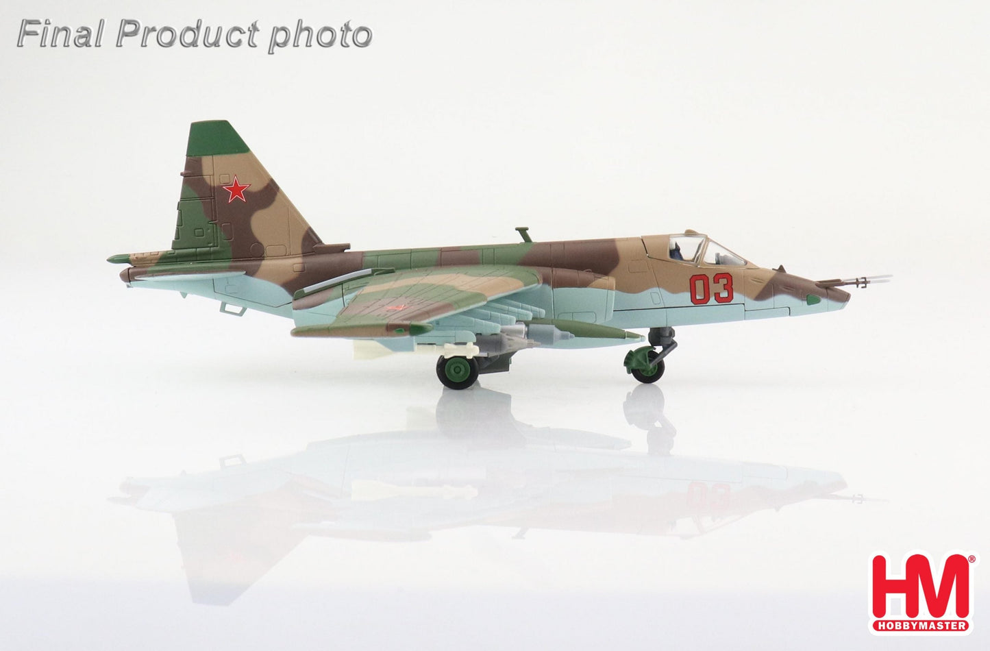 1/72 Su-25K Frogfoot Red 03 flown by Lt. Col. Alexander Rutskoy 4th August 1988