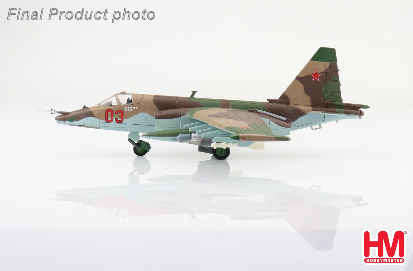 1/72 Su-25K Frogfoot Red 03 flown by Lt. Col. Alexander Rutskoy 4th August 1988