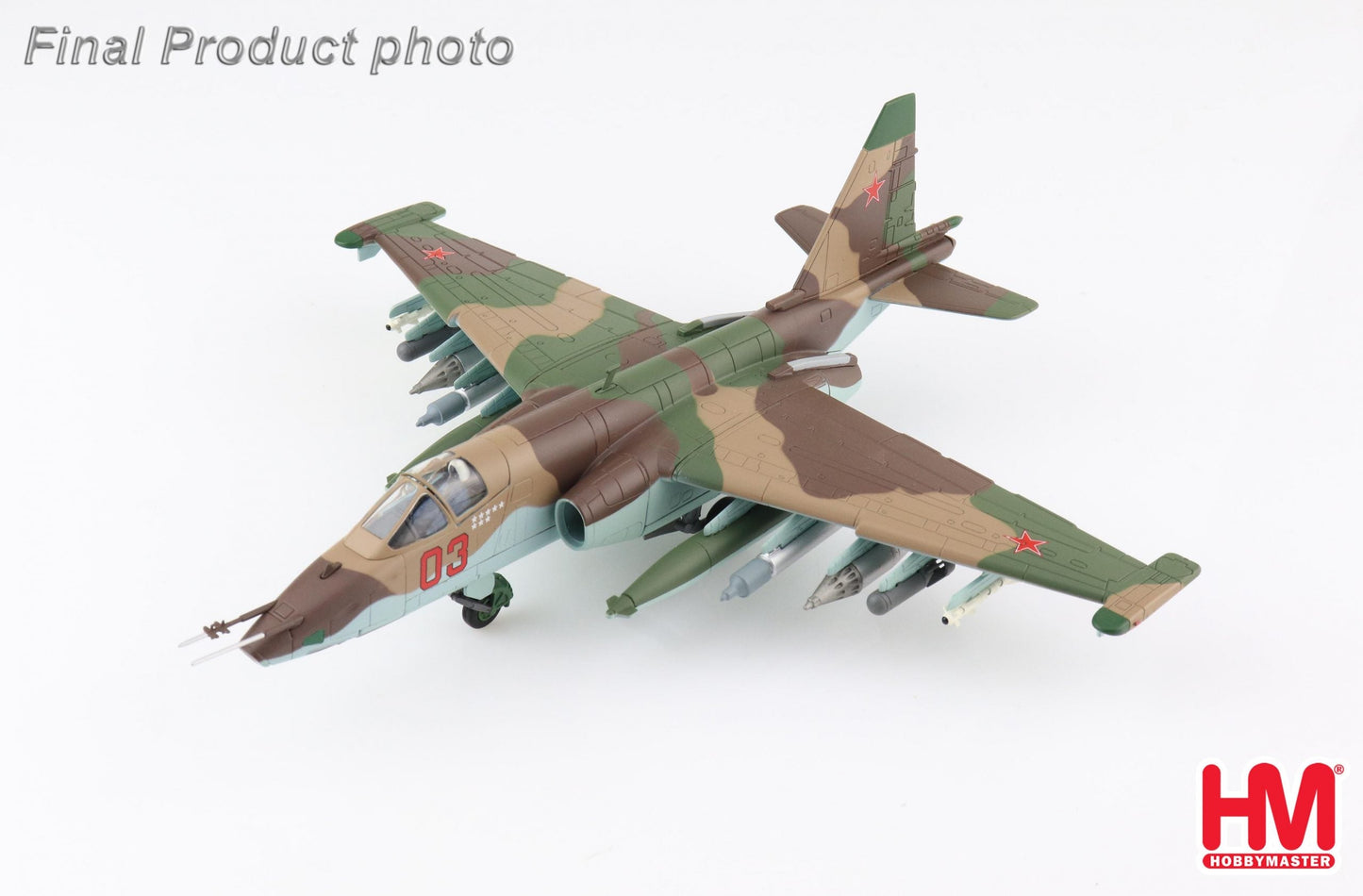 1/72 Su-25K Frogfoot Red 03 flown by Lt. Col. Alexander Rutskoy 4th August 1988