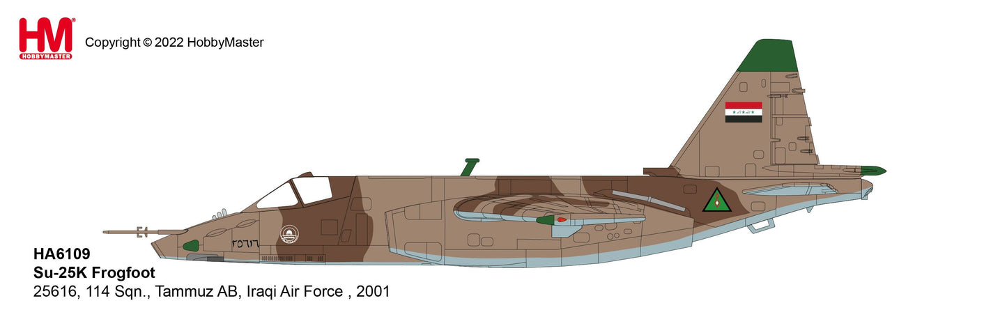 1/72 Su-25K Frogfoot 25616, 114 Sqn., Iraqi Air Force, 1991