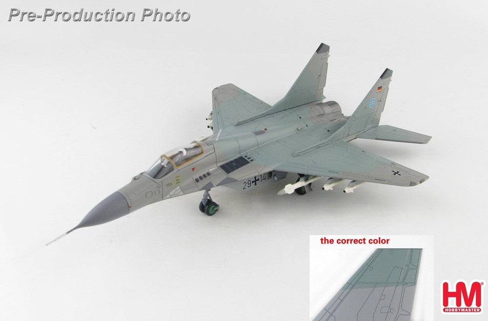 1/72 MIG-29A Fulcrum 29+14 JG 73 Steinhoff German Air Force Laage Air Base 1994