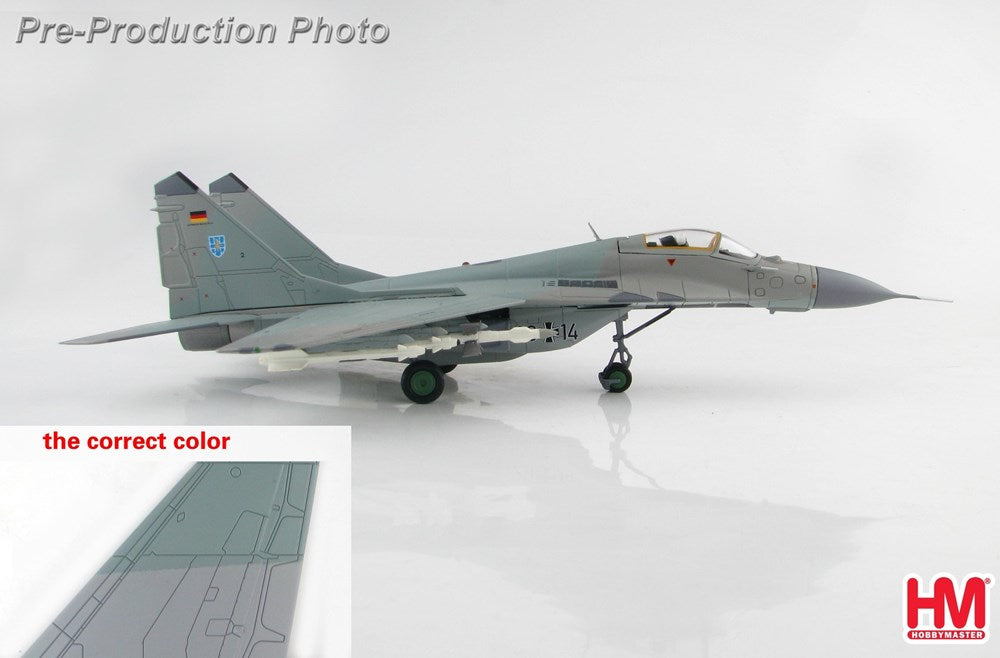 1/72 MIG-29A Fulcrum 29+14 JG 73 Steinhoff German Air Force Laage Air Base 1994