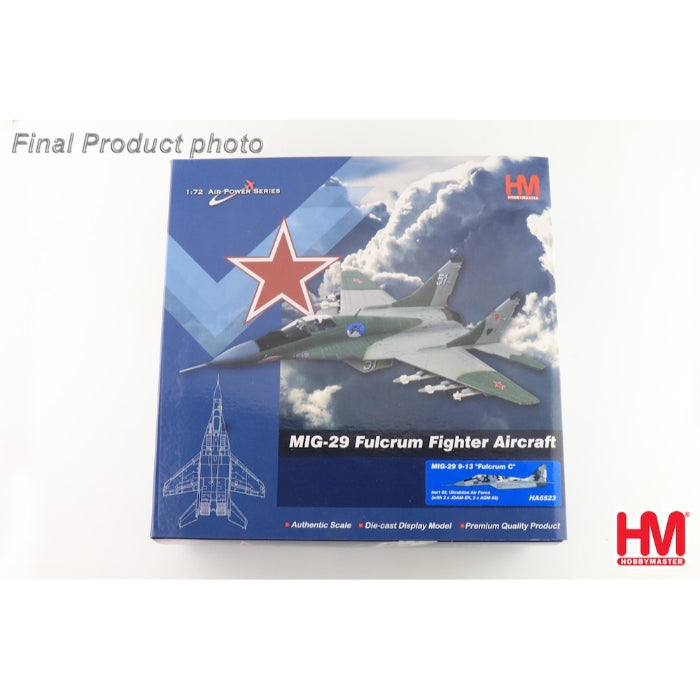 1/72 MIG-29 9-13 "Fulcrum C" Bort 02 Ukrainian Air Force (with 2 x JDAM-ER 2 x AGM-88)