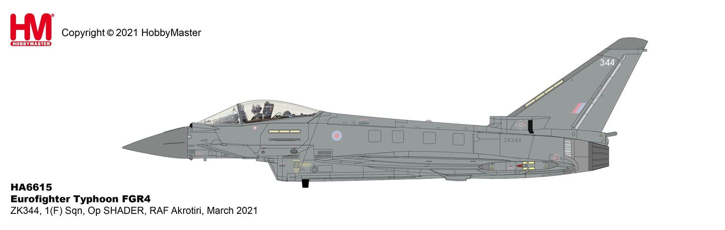 1/72 Eurofighter Typhoon FGR4 ZK344 1F Sqn Op SHADER RAF Akrotiri  March 2021 with Storm Shadows cru