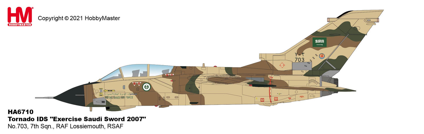 1/72 Tornado IDS Exercise Saudi Sword 2007 No.703 7th Sqn. RAF Lossiemouth RSAF