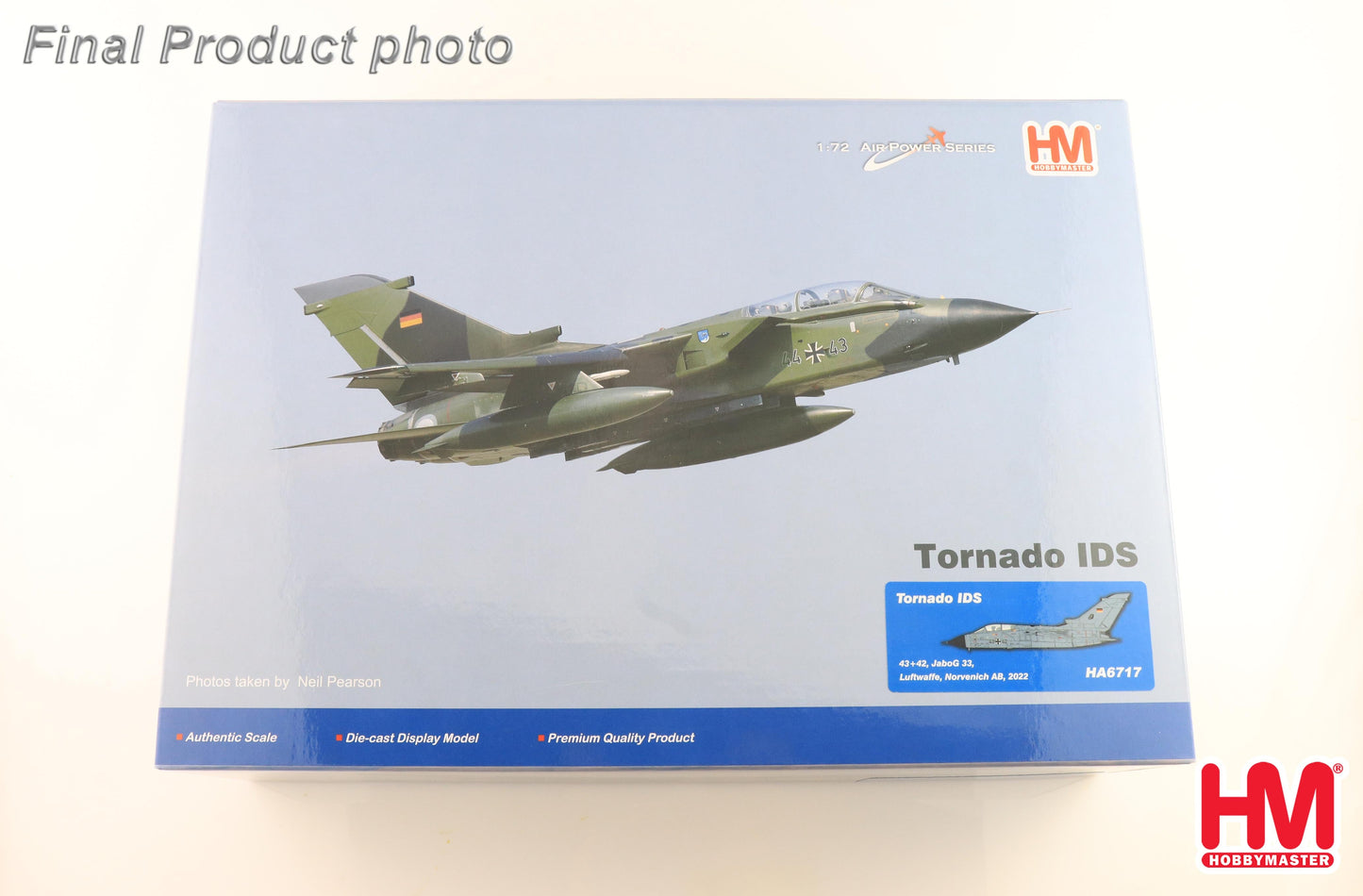 1/72 Tornado IDS 43+42 JaboG 33 Luftwaffe Norvenich AB 2022