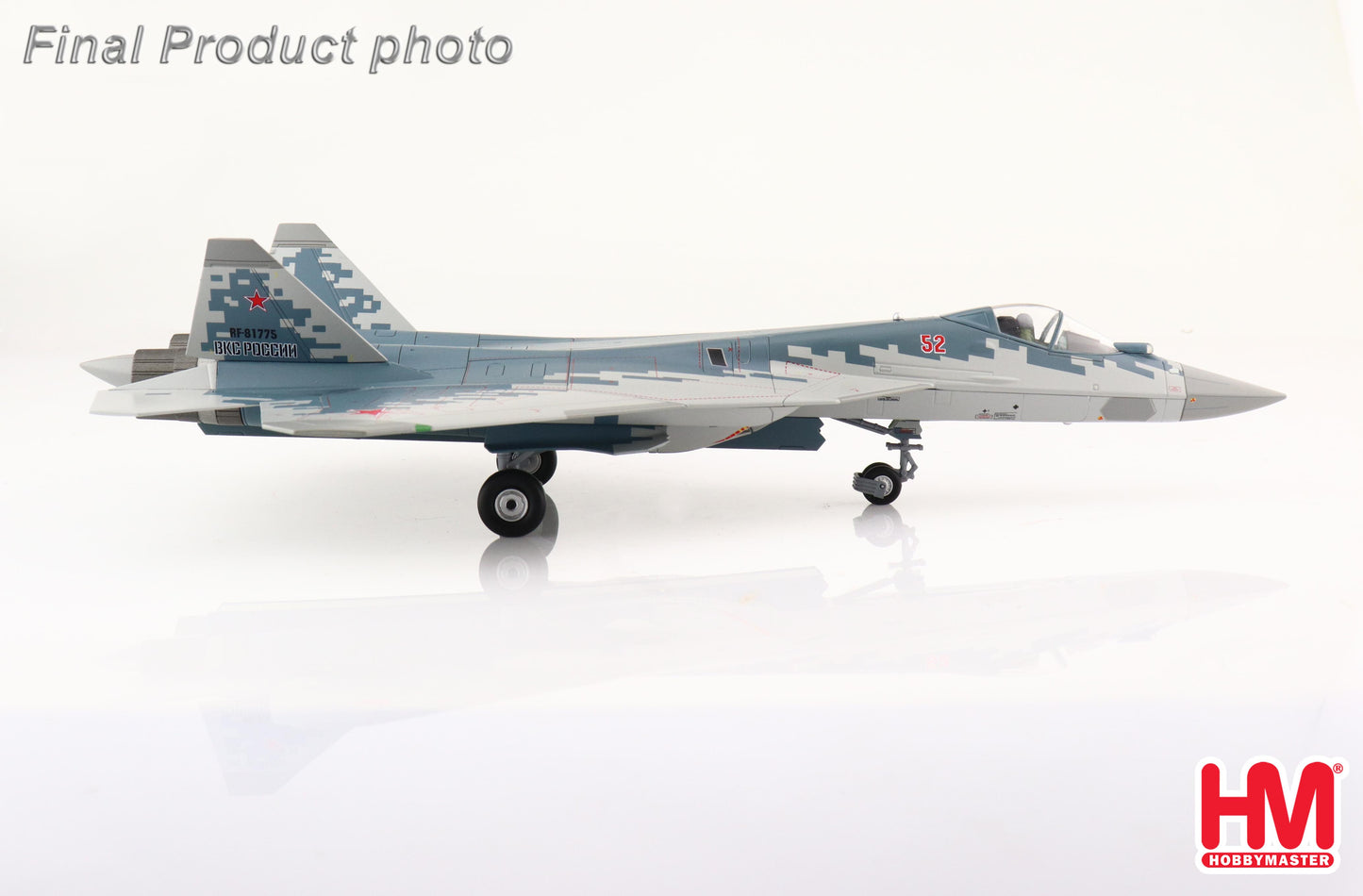 1/72 SU-57 Stealth Fighter Red 52 Russian Air Force