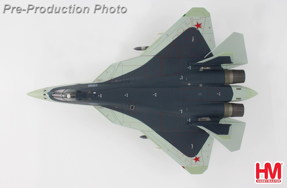 1/72 Su-57 Stealth Fighter T-50 Bort 56 Russian Air Force Zhukovsky Airfield 2023 w/KH-31 missiles