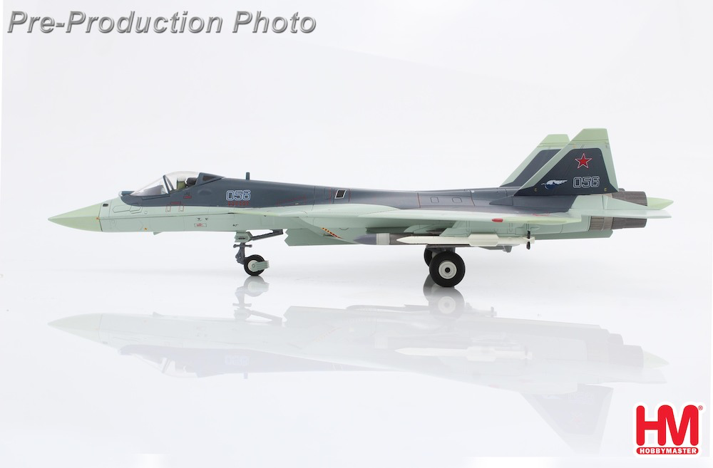 1/72 Su-57 Stealth Fighter T-50 Bort 56 Russian Air Force Zhukovsky Airfield 2023 w/KH-31 missiles