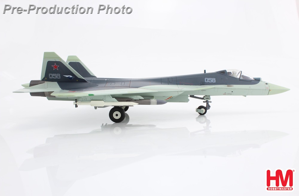 1/72 Su-57 Stealth Fighter T-50 Bort 56 Russian Air Force Zhukovsky Airfield 2023 w/KH-31 missiles