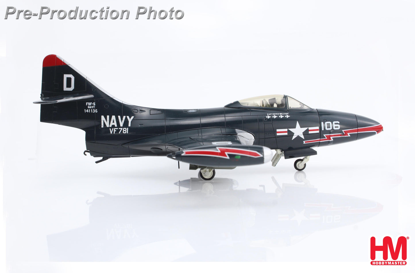 1/48 Grumman F9F-5 'Royce Williams' 'Action Speak Louder than Medals'