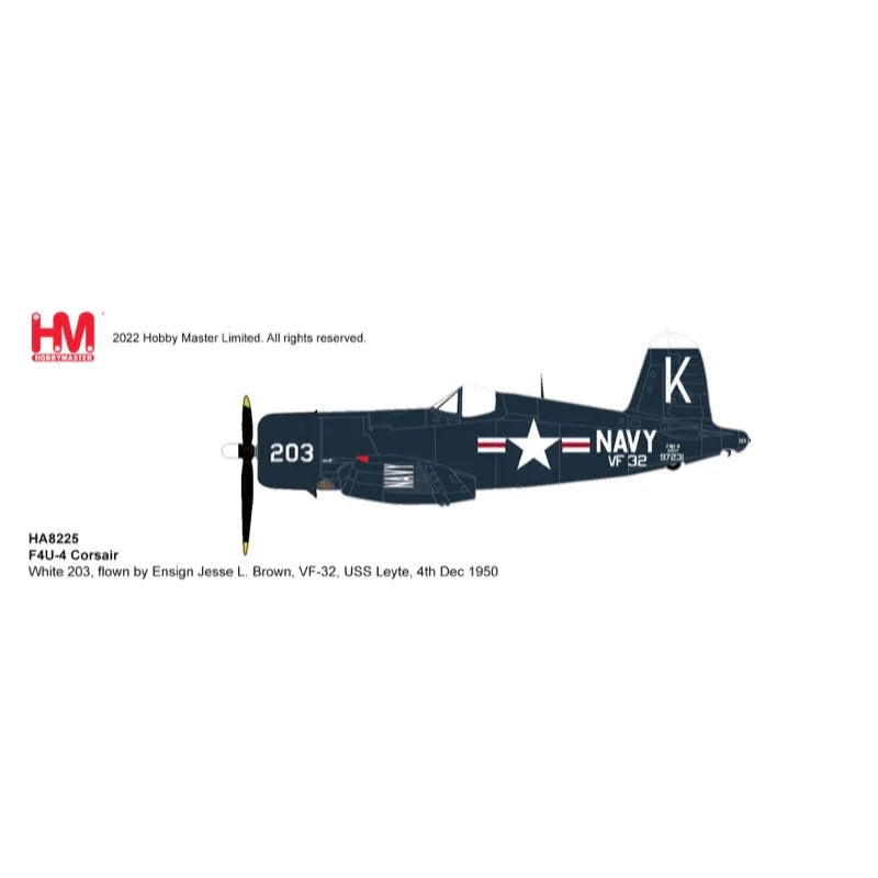 1/48 F4U-4 Corsair white 211 flown by Ensign Jesse L Brown VF-32 USS Leyte