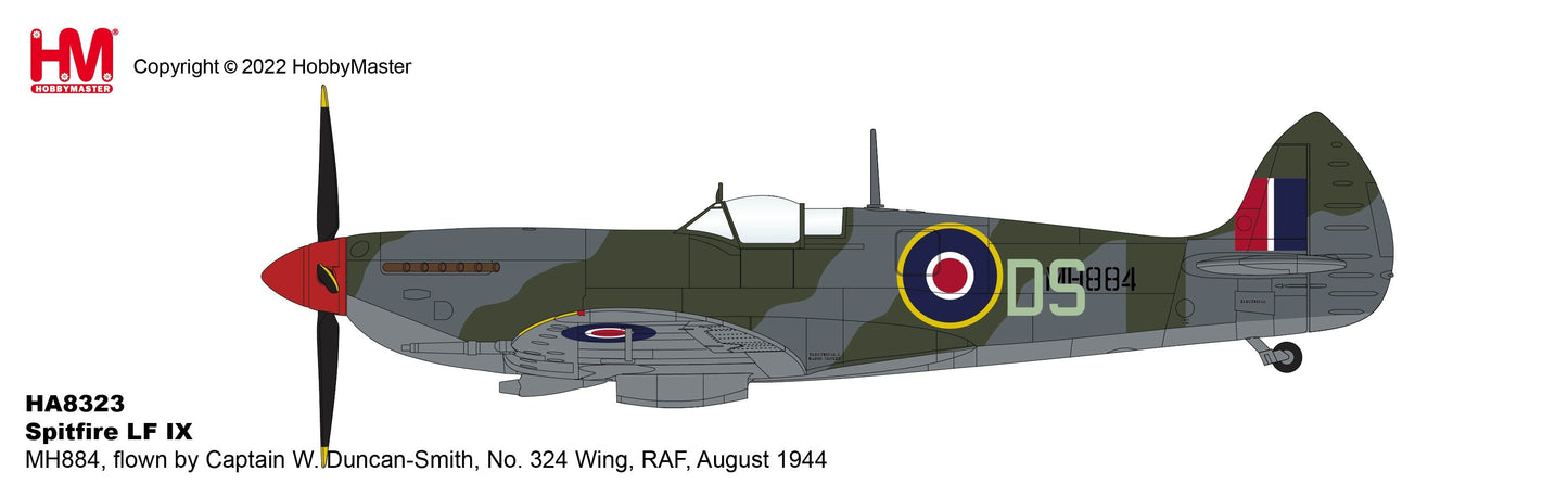 1/48 Spitfire LF IX MH884 Flown by Captain W. Duncan-Smith No. 324 Wing RAF August 1944