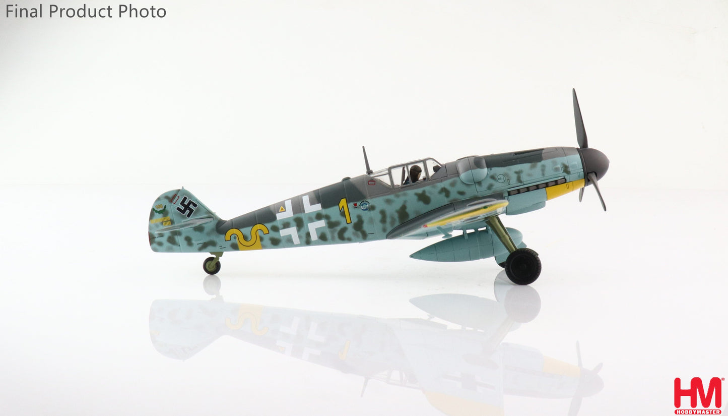 1/48 Messerschmitt  BF 109G-6  - Erich Hartmann -   - Yellow 1 - W.Nr. 20499 9./JG 52 Oct 1943