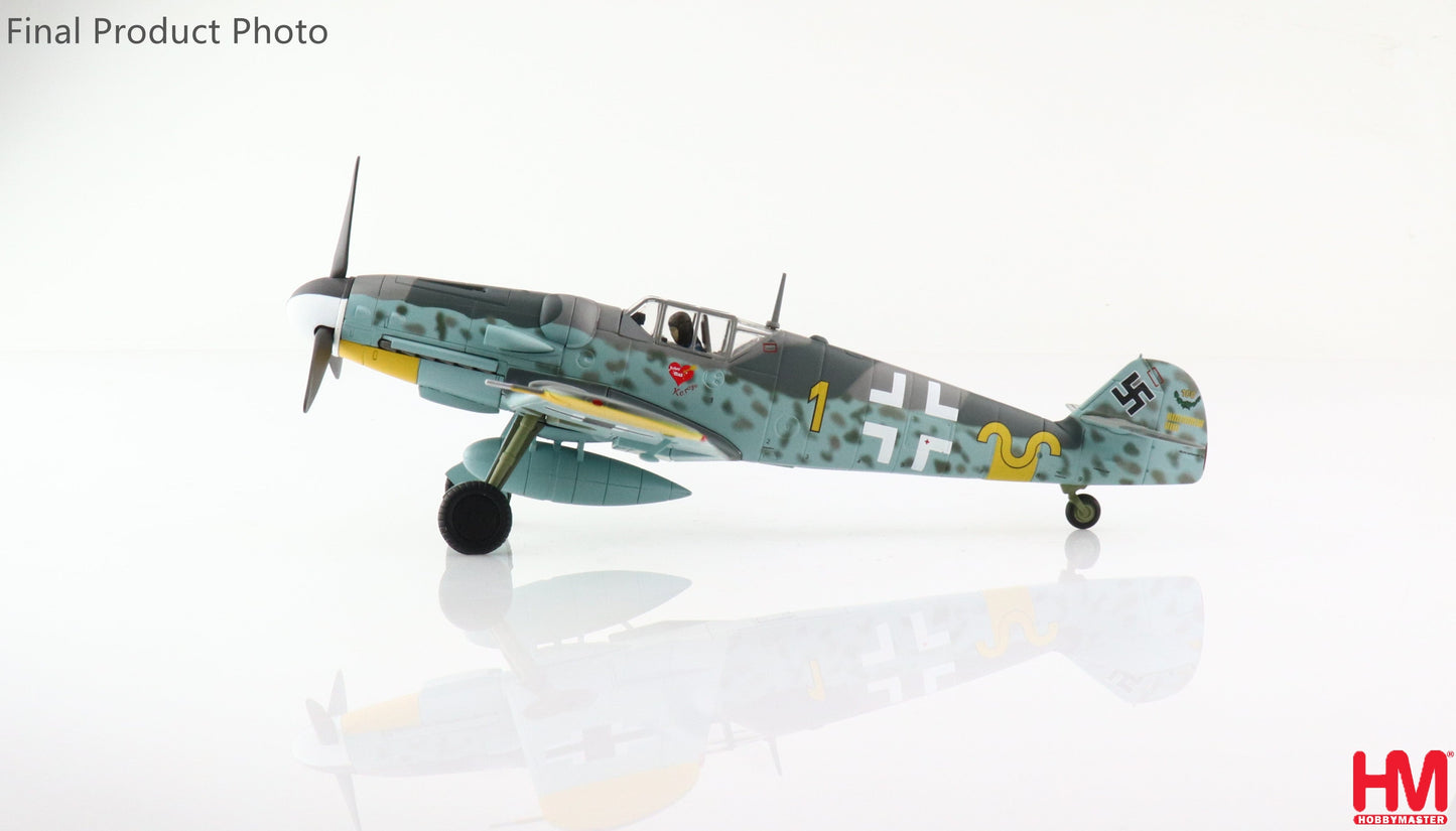 1/48 Messerschmitt  BF 109G-6  - Erich Hartmann -   - Yellow 1 - W.Nr. 20499 9./JG 52 Oct 1943