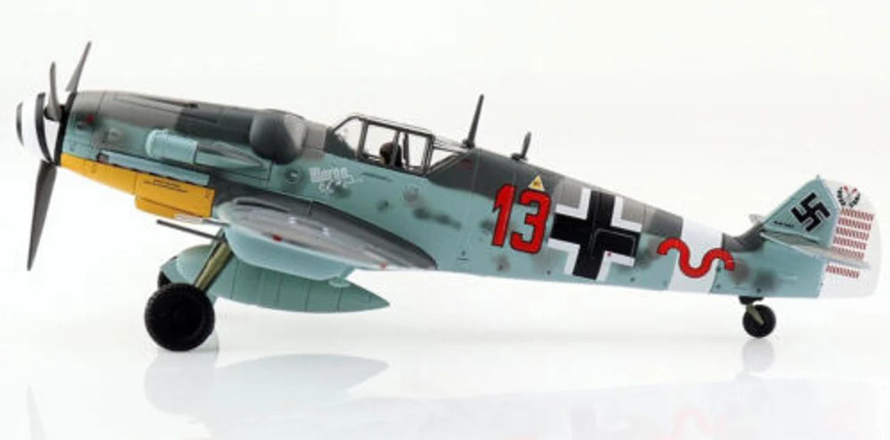 1/48 BF 109G-6  - Heinrich Bartels -  Red 13 W.Nr. 27169 11./JG 27 Greece Nov 1943